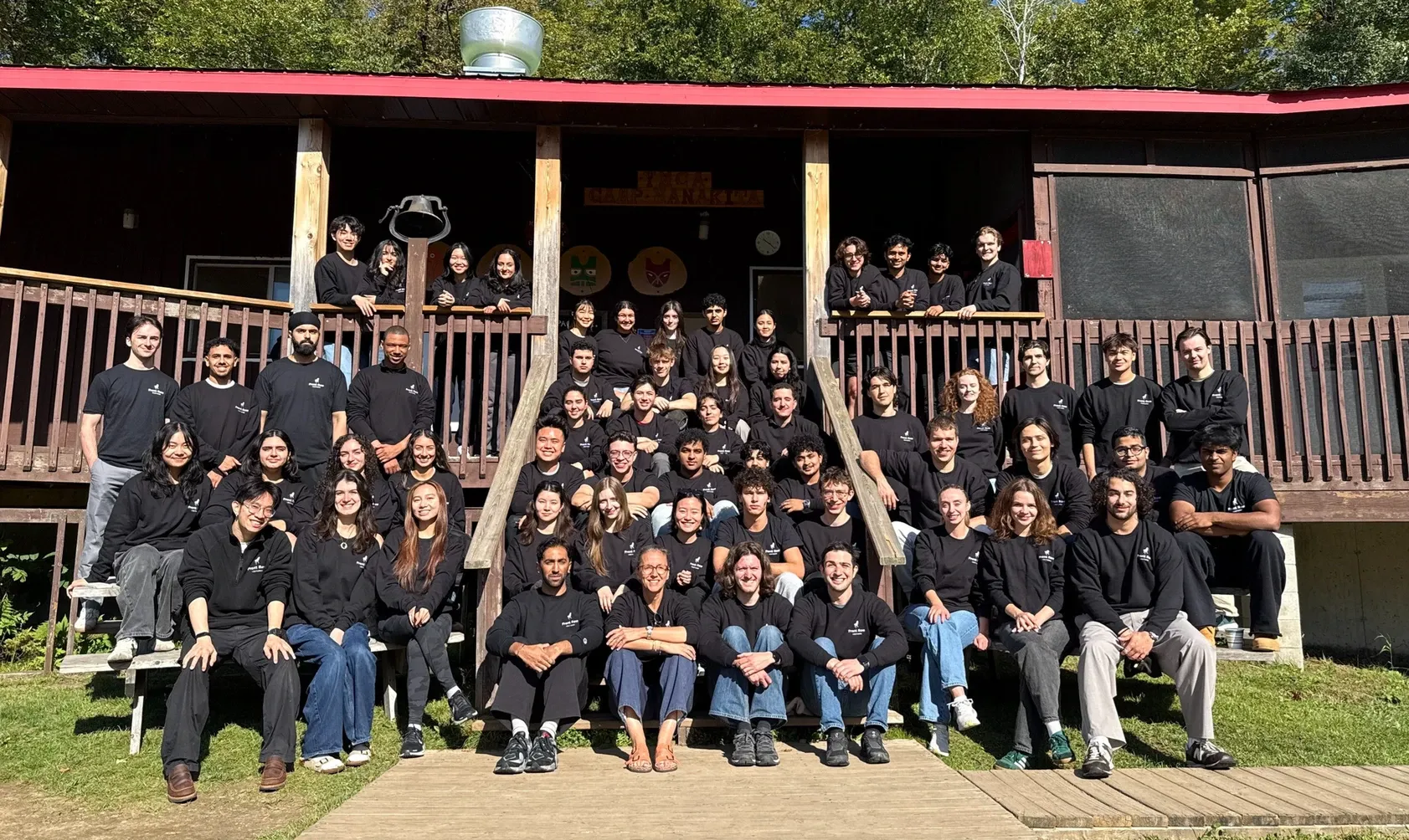 The full FRV team gathered for a formal retreat photo